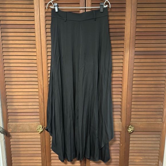 NWOT Lilysilk Fig Wide-legged Silk Pants Black 28 - Picture 2 of 4